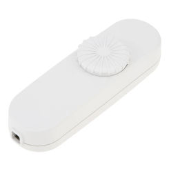 LED Dimmer Switch Full Range Rotary Dimmer Switch Inline Lamp Switch for Table Lamp / LED Lamp / Halogen Bulbs,LED Dimmer Switch