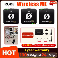 RODE Wireless ME Dual Compact Digital Wireless Microphone System (2.4 GHz, Black) For Interviews, Vlogs & Podcasts