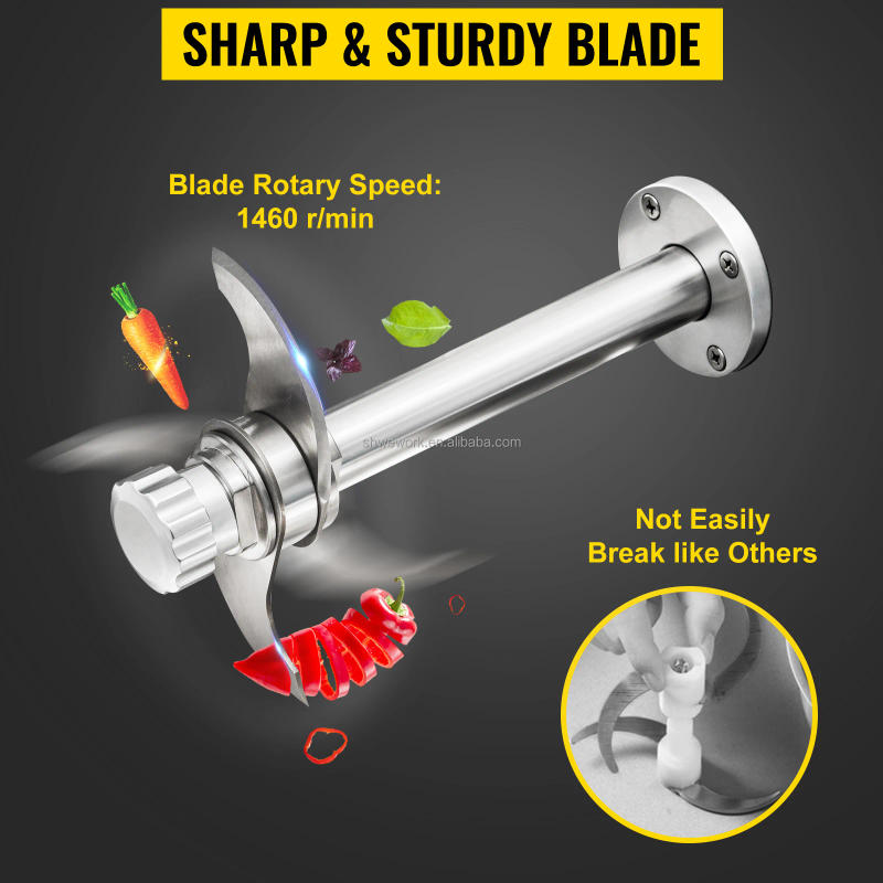 Description Picture 3 of itemWeWork 10L Commercial Meat Bowl Cutter Mixer 400W Meat Blender and Grinder Electric Heavy-duty Food Processor Meat Bowl Chopper