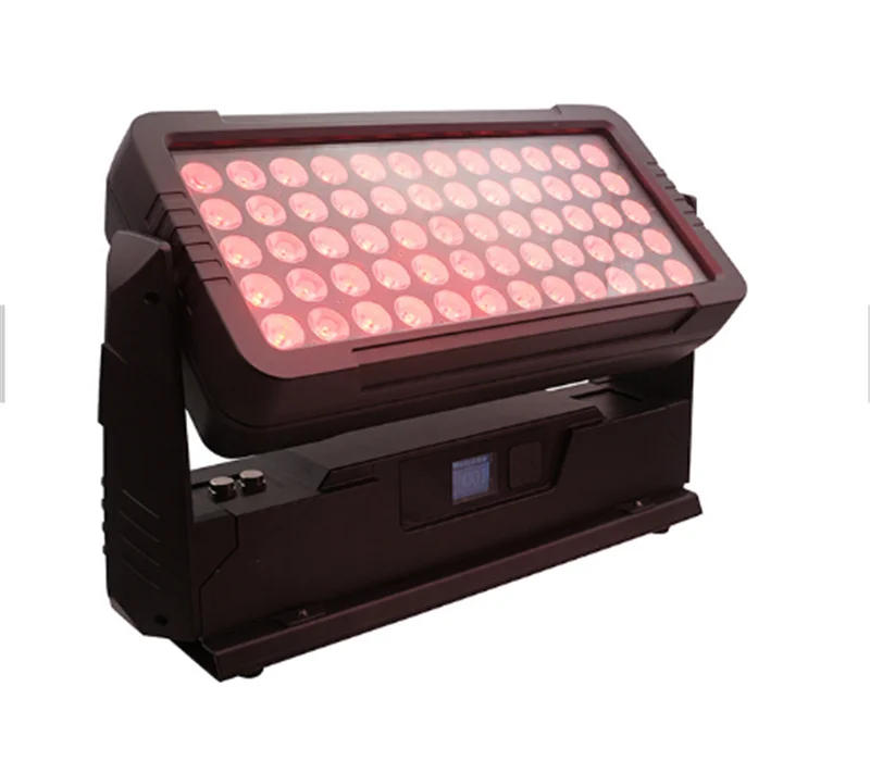 Description Picture 4 of item4pcs with roadcase IP65 bright 60*10w rgbw 4in1 outdoor wall washer light waterproof dmx stage led strobe wall wash light