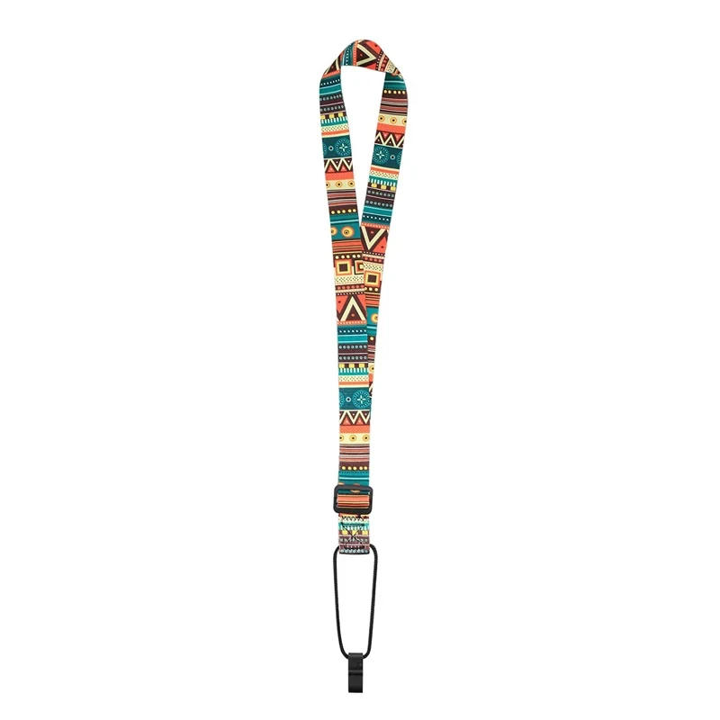 Description Picture 5 of itemMiwayer Ethnic Style Ukulele Strap Durable Adjustable Clip-on Hawaii Guitar Belt Sling Instrument Guitar Accessories