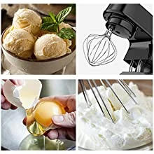 Description Picture 5 of itemMixer, 9.5 Qt , 6-Speed Tilt-Head Food Dough Mixer, Electric Kitchen Mixer with Dough Hook, Flat Beater & Wire Whisk,