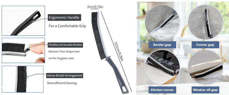 Description Picture 3 of item1PCS Radiator brush - 120 cm - Radiator brush with goat hair bristles - Ideal for cleaning flat radiators