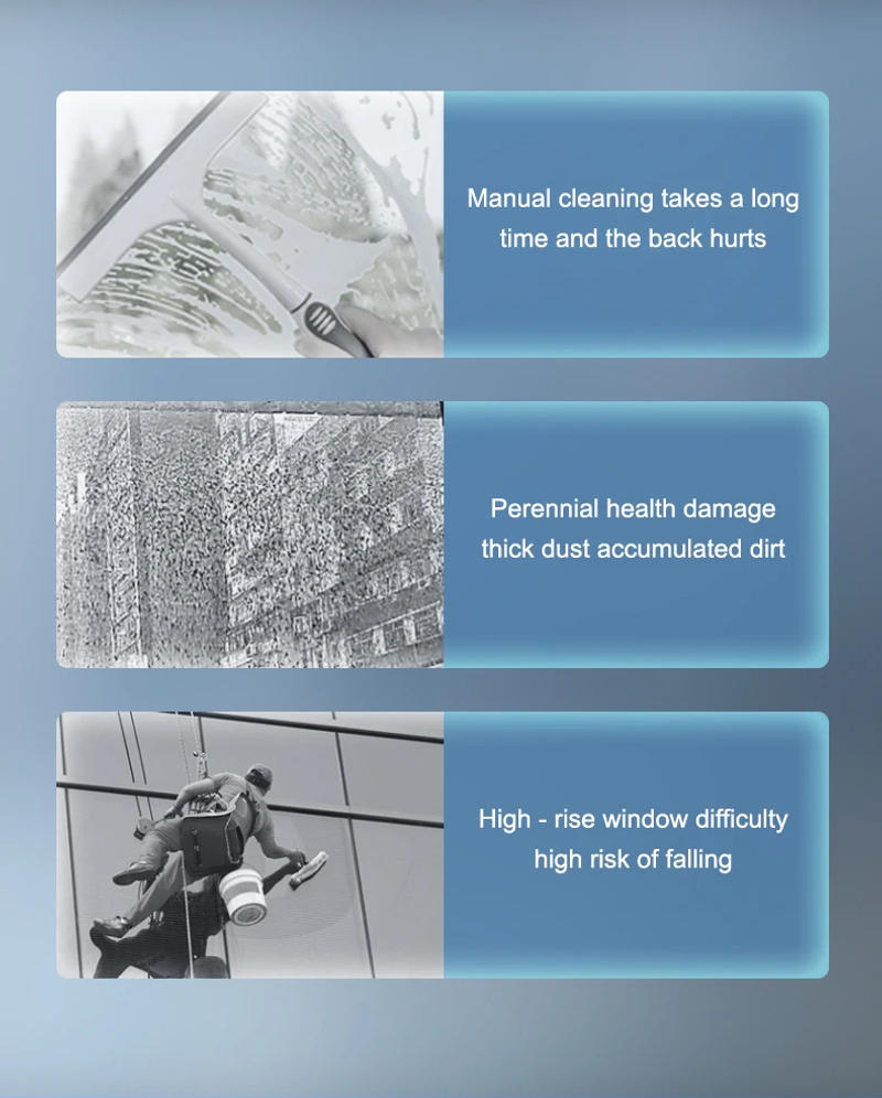 Description Picture 4 of itemWindow Cleaner Robot Smart Water Spray With Automatic Water Spray Function Anti-fall Magnetic Glass Home Smart Cleaning Machine