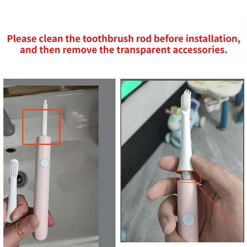 Description Picture 2 of item4-16PCS Replacement Electric Toothbrush Heads For SOOCAS EX3 SO WHITE Electric Toothbrush T100 Toothbrush Heads Bristles