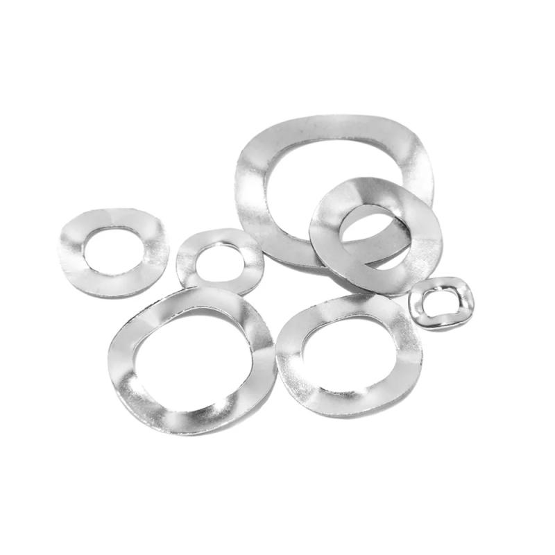 Description Picture 5 of item350PCS Wavy Wave Washers Set Gasket Assortment Kit M3 M4 M5 M6 M8 M10 M12 Crinkle Spring Wave Washer Sets 304 Stainless Steel