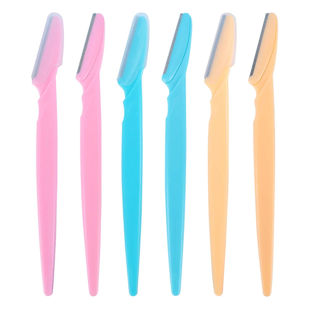Description Picture 5 of itemEyebrow Trimmer Blade Women Safety Face Razor Eyebrows Shaping Knife Portable Brow Epilation Hair Removal Cutters Makeup Scraper