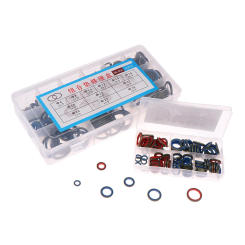 New 245Pcs/box Sealing Gasket Set Oil Drain Combined Washer Set M6 M8 M10 M12 M14 M16 M18 M20 M22 M24 M27 M30