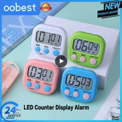 LED Counter Display Alarm LCD Digital Kitchen Timer Sports Magnetic Digital Alarm Kitchen Practical Cooking Clock Study Timer