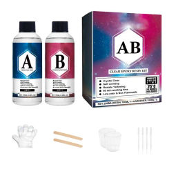 Epoxy Resin Crystal Clear Kit Bubble Free No Yellowing Casting Resin High Gloss Bubble Free Resin Supplies For Craft River Table