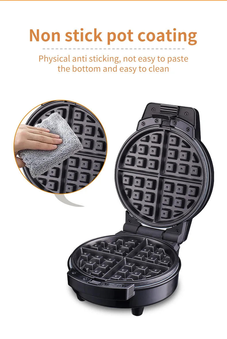 Description Picture 6 of itemHome changer 3-in-1 breakfast sandwich maker for kid-friendly breakfasts, snacks, desserts, etc., non-stick surfaces