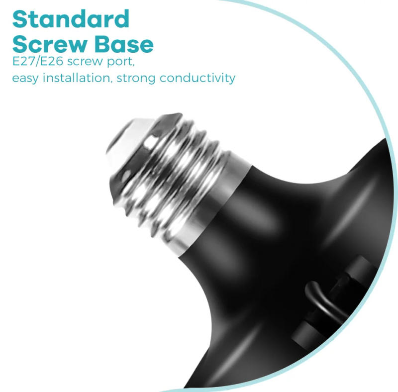 Description Picture 5 of item120W Blades Deformable LED Garage Light E27 Adjustable Shop Top Ceiling Lamp High Bay Lights Chandelier Foldable Fan Lamps 220V