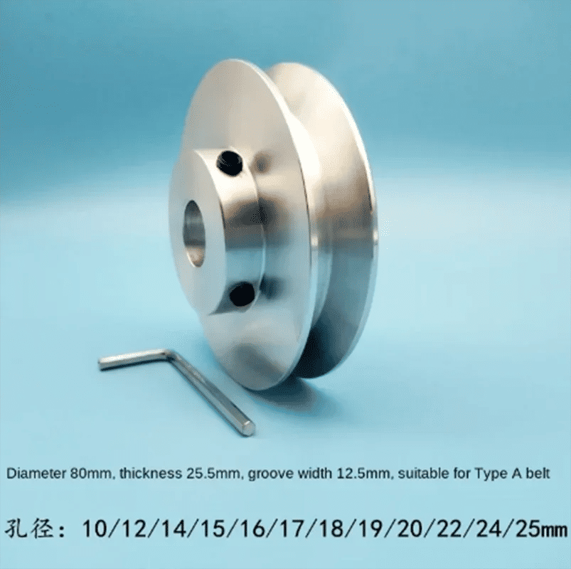 Description Picture 4 of item40mm 60mm 80mm  V-belt Pulley, Single Groove, A- type V-belt Pulley High Quality 1PCS