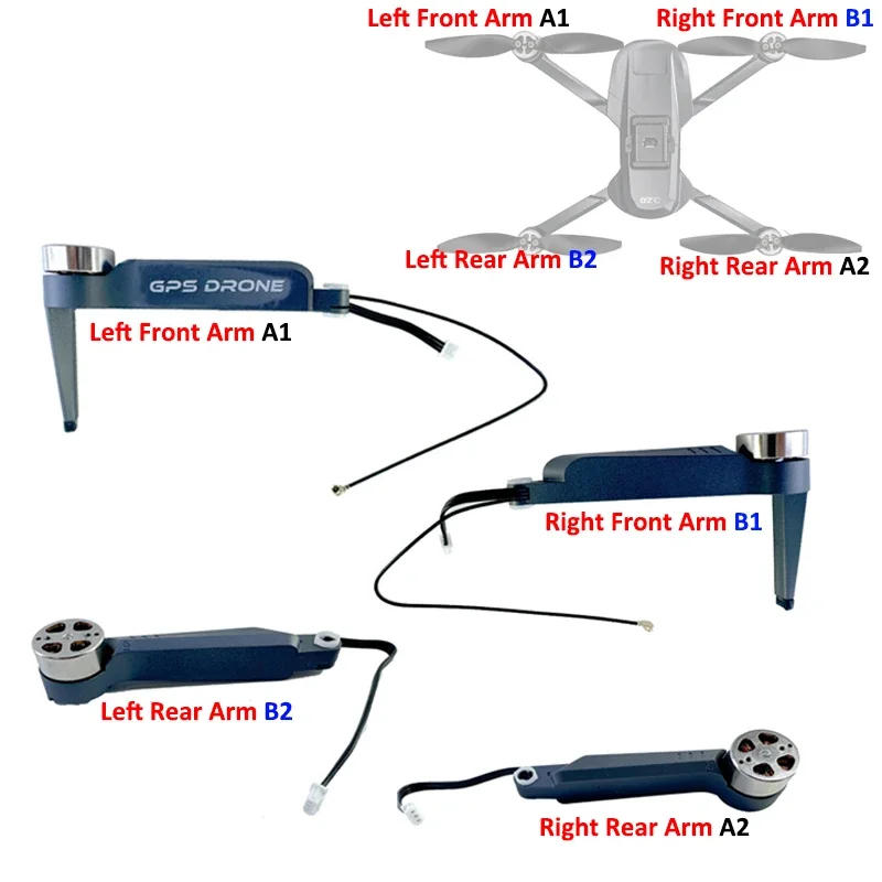 Description Picture 3 of itemLYZRC L200 PRO MAX Drone Body Arm Propeller GPS WiFi Board Main Board Motor Obstacle Avoidance ESC etc RC Quadcopter Spare Parts