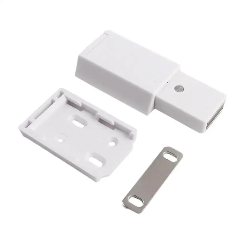Description Picture 6 of item1Pcs Heavy Duty Cabinet Door Rebound Device Magnetic Door Alloy Catch Wardrobe Closer Ejecto Drawer Hardware Door Invisible Q0B3