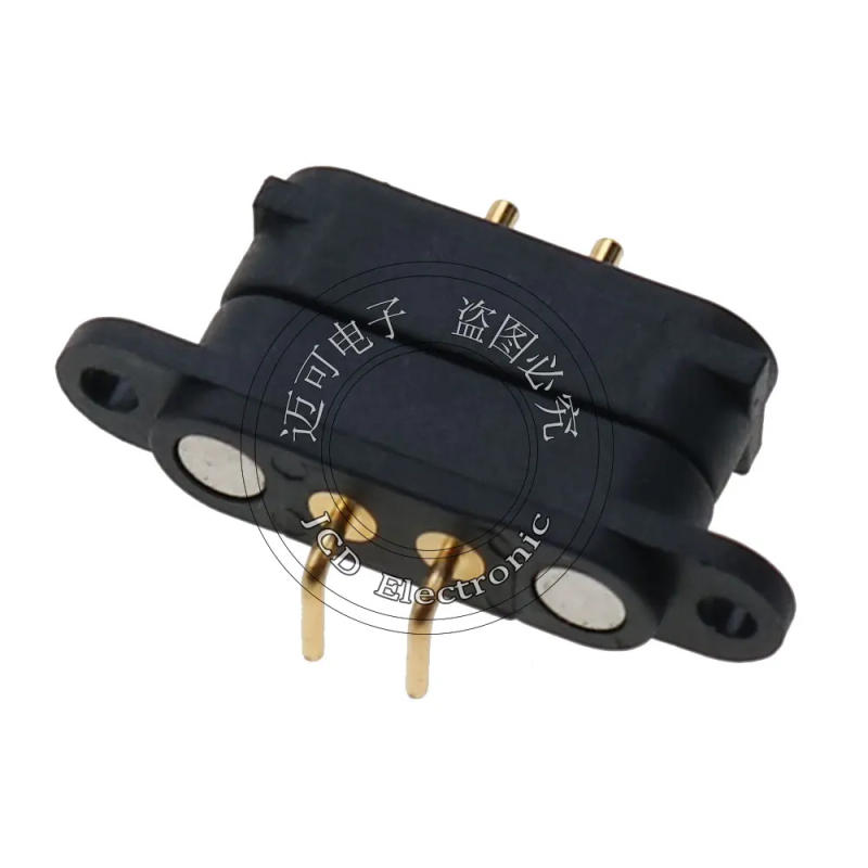 Description Picture 4 of itemPogo Pin 2-Pin Male Female Head 2Pin 2.80mm Spacing Power Charging Magnetic Absorber Male Female Seat Straight Needle Bending Ne