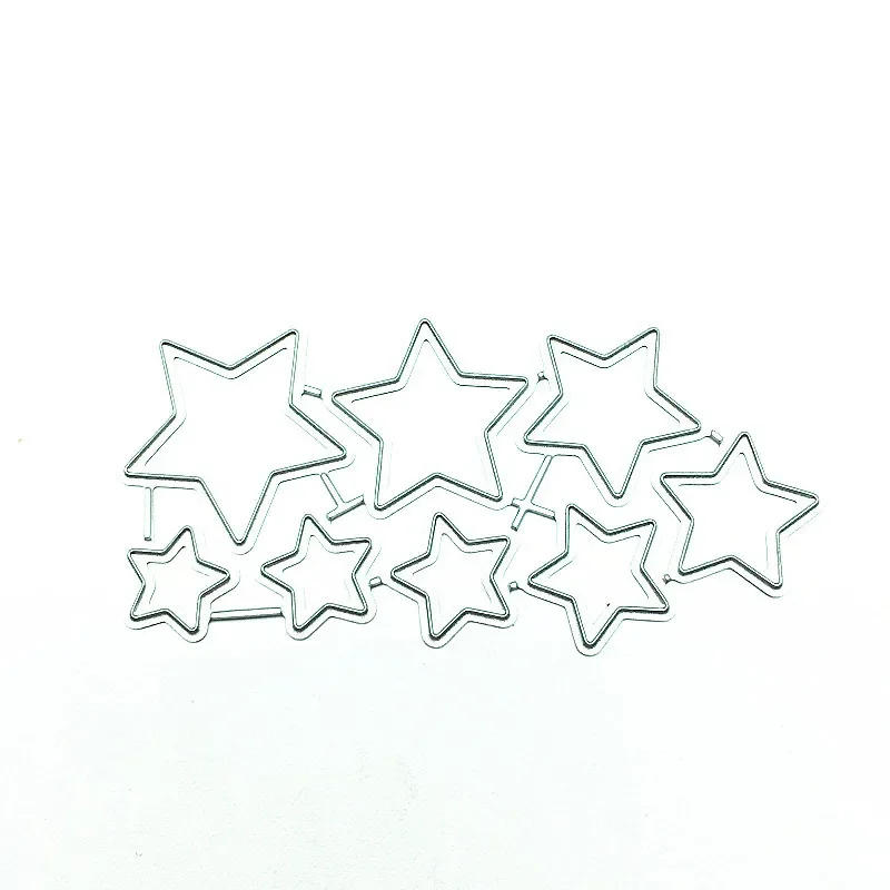 Description Picture 5 of itemScrapbooking Multiple Star Hollow Cutting Knife Dies Carbon Steel Knife Dies Embossed Knife Dies Template