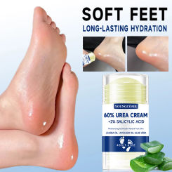 2pcs 60% Urea Foot Cream Deeply moisturizes,soothes andrejuvenates tired feet for ultimate comfort,suitable for all skin types