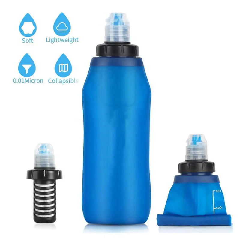 Description Picture 5 of itemOutdoor Water Purifying Survival Water Filter Bottle For Drinking Water Purifier For Backpacking Emergency Hiking Camping Tool