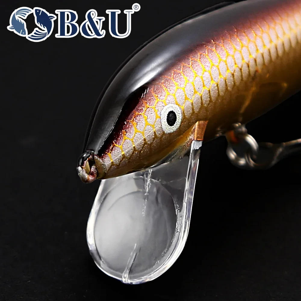Description Picture 5 of itemB&U Fishing Lure Sinking Minnow Swimbait Wobblers Trout Lure and Hard Bait Jerkbait for Perch Fishing Tackle