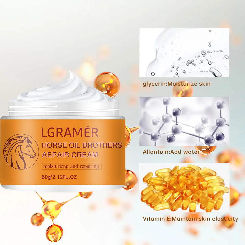 Description Picture 3 of itemHorse Oil Foot Cream Hand Foot Care Cream Moisturizing Anti-Aging Body Skin Moisturizing Removal Hand Care Mask Feet Pedicur