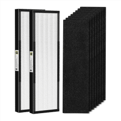 B64B-FLT4825 Replacement Filter For Germ Guardian Air Purifier 2 True HEPA + 8 Carbon Filters