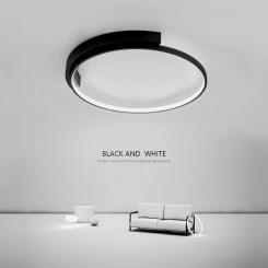 Modern Minimalist Round LED Ceiling Lamp Nordic Design Living Room Ceiling Lights Bedroom Dining Home Indoor Lighting Fixtures