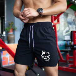 Men's lightweight summer shorts, running and fitness shorts, gym quick drying shorts, drawstring sports and casual shorts, four