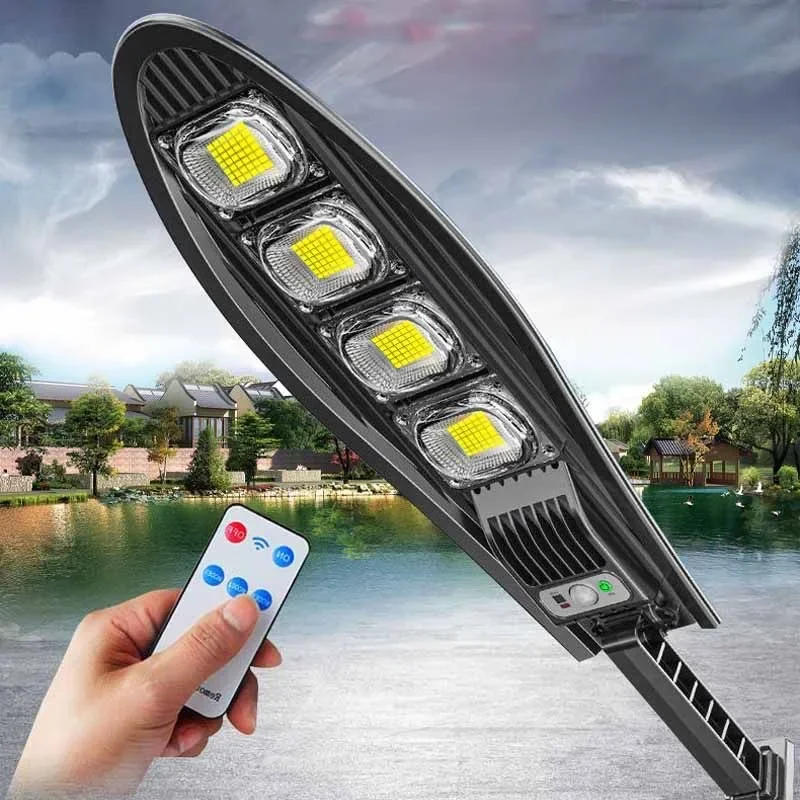 Description Picture 3 of itemNow Solar Induction LED Three-head Rotatable Wall Lamp Outdoor Light-controlled Waterproof Road Lighting Garden Street Lamp Hot