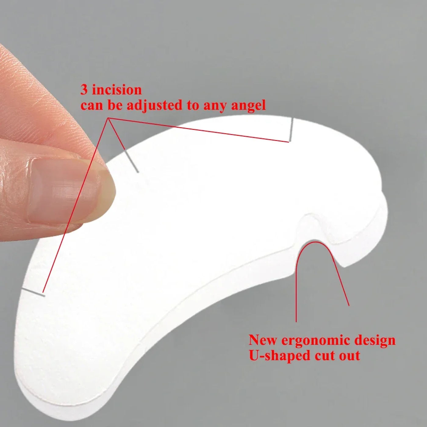 Description Picture 6 of item50/100pairs U Shape Eyelash Pads Grafted Lash Hydrogels Gel Patches Under Eye Pads for Eyelash ExtensionTips StickerMakeup Tools