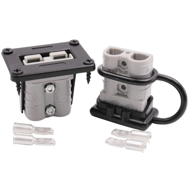 Description Picture 4 of item2Pcs For Anderson Socket Panel Bracket With Screw For 50A Anderson Plug Connector Flush Mount Bracket Panel Cover Panel