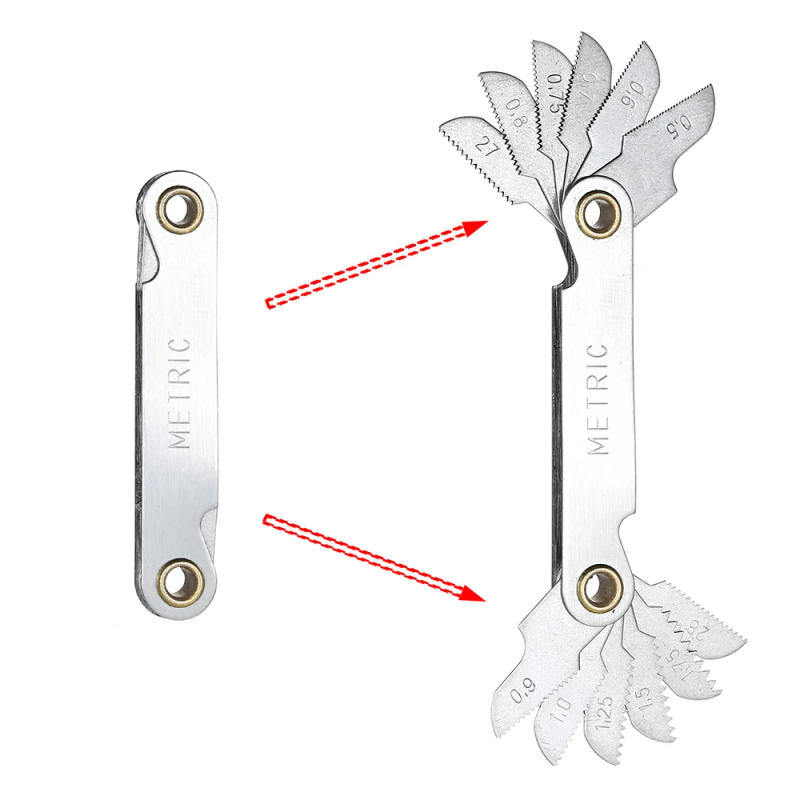 Description Picture 6 of item32 PCS HSS Tap and Die Set Metric Wrench Cut M3-M12 Tap and Die Set Metric Threading Tool Set Engineer Kit with Metal Case