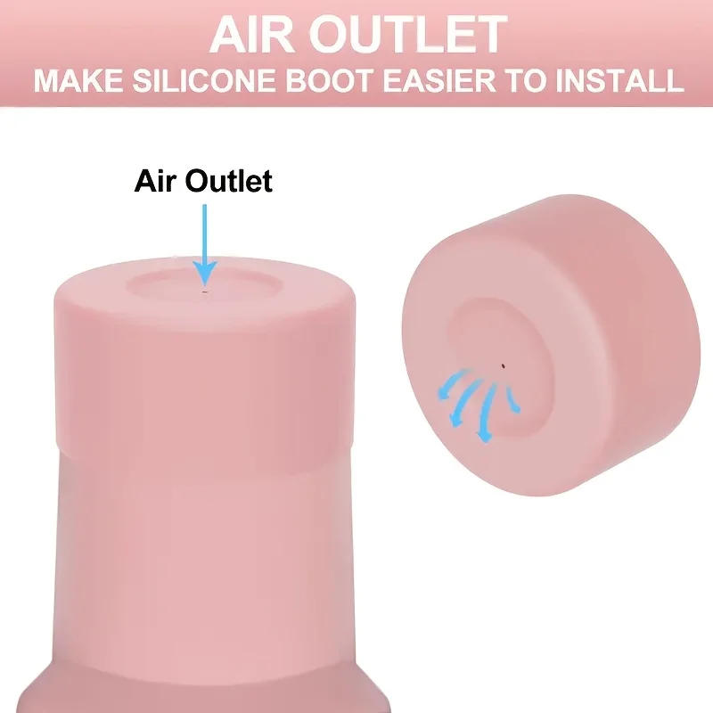 Description Picture 5 of item6pcs Reusable Accessories Set for Stanley 40oz/30oz Tumblers - Bow Straw Covers, Sparkling Straw, Protective Boot, Charm Chains