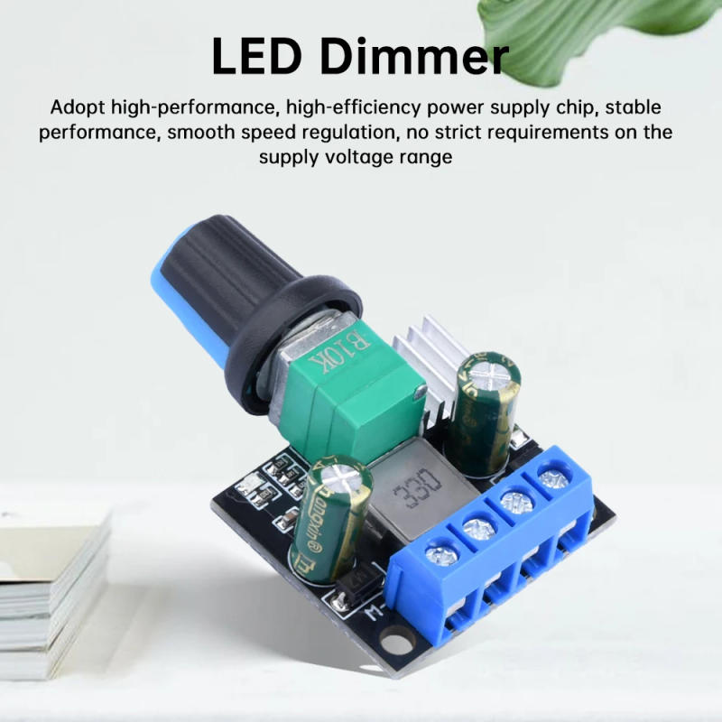 Description Picture 3 of item3.5A 1.5A PWM 12V 24V DC Motor Speed Controller Module DC-DC 3-12V 1-24V Adjustable Speed Regulator Control Governor Switch