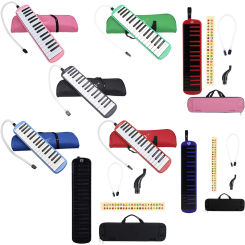 IRIN 32 Key Melodica Portable Tone Piano Mouth Organ Harmonica Pianica Melodica Keyboard Instrument With Windpipe Backstrap