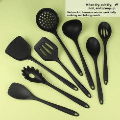 1/4/8pcs Non-Stick Pans Silicone Spatula Soup Ladle Slotted Spoon Cooking Tools for Kitchen Kitchen Utensil