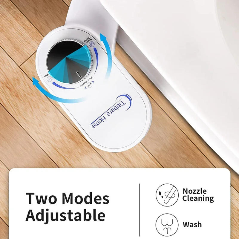 Description Picture 3 of itemNon-Electric Bidet - Self Cleaning Dual Nozzle Frontal and Rear Wash Fresh Water Bidet Toilet Seat Attachment Easy Installation