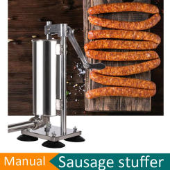 Vertical Manual Sausage Stuffer Machine Home Sausage Stuffer Food Filling Processors Machine Hot Selling Kitchen Meat Tool