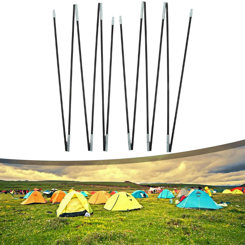 Description Picture 6 of item1 Pair Fiberglass Camping Tent Pole Tent Support Rods For Resident Tent Sun Shelter Support Rod Beach Tent Rod Pole Bars