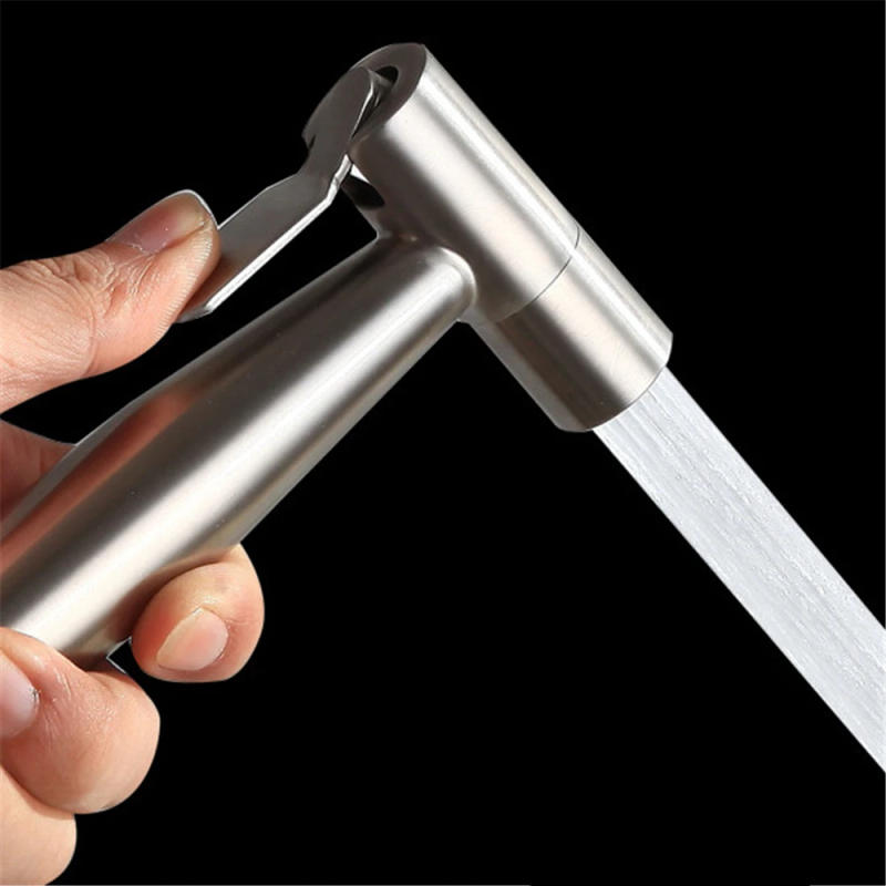 Description Picture 4 of itemHandheld Toilet Bidet Sprayer Stainless Steel Faucet Hygienic Shower Bathroom Self Cleaning Shower Head for Floor Pet Washing