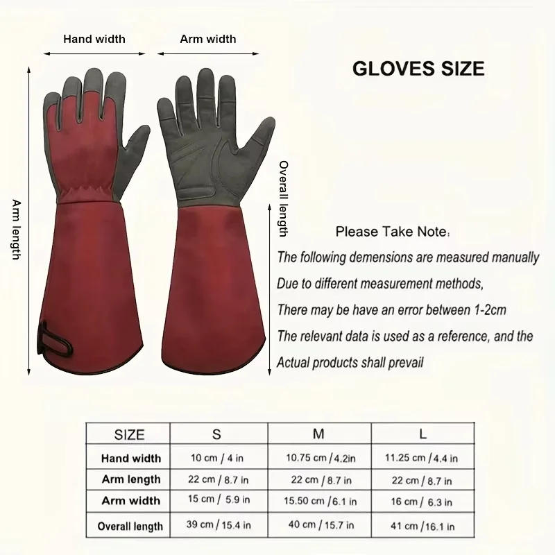 Description Picture 5 of itemLong Tube Gardening Safety Working Gloves Thorn-Proof Gloves For Cactus Rose Pruning & Lawn Care Garden Protective Work Gloves