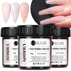 UR SUGAR 150g Rubber Base Gel Manicure Supplements Special Offer Functional Self-leveling UV Nail Polish Long Lasting Nail Gel