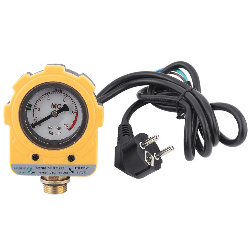 Description Picture 4 of item10 bars Pressure switch 220V 10  Pressure Controller Unit Electronic Switch for Water Pump (EU Plug) Pressure control switch