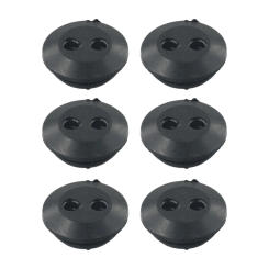 Fuel Tank Rubber Grommet 2 Holes Brush Cutters Hedge Trimmer Outdoor Power Equipment Seal Grommet String Trimmer Parts