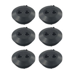 Fuel Tank Rubber Grommet 2 Holes Brush Cutters Hedge Trimmer Outdoor Power Equipment Seal Grommet String Trimmer Parts