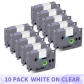 10PK White on Clear