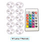 10 lamp 1 remote