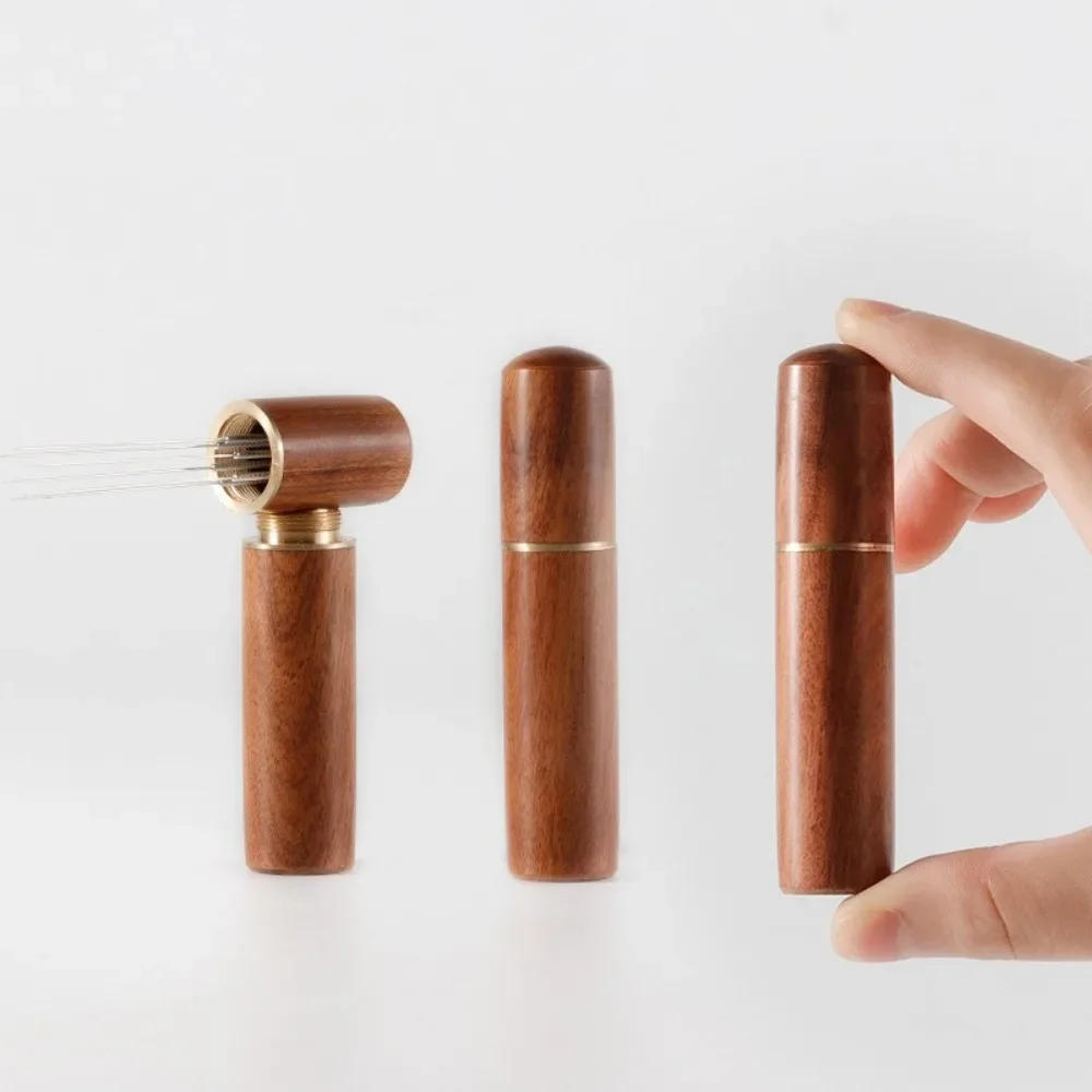 Description Picture 5 of itemCoffee Tamper Needles Tools Espresso Powder Stirrer Distributor Leveler WDT Cafe Stirring Barista Accessories 6 Needles Stirrer