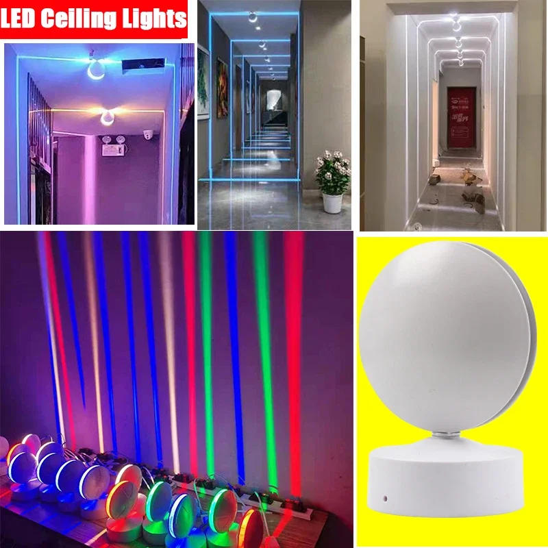 Description Picture 2 of itemIndoor and outdoor wall lamp led 360 degree window sill corridor exterior wall living room bedside decorative line lamp