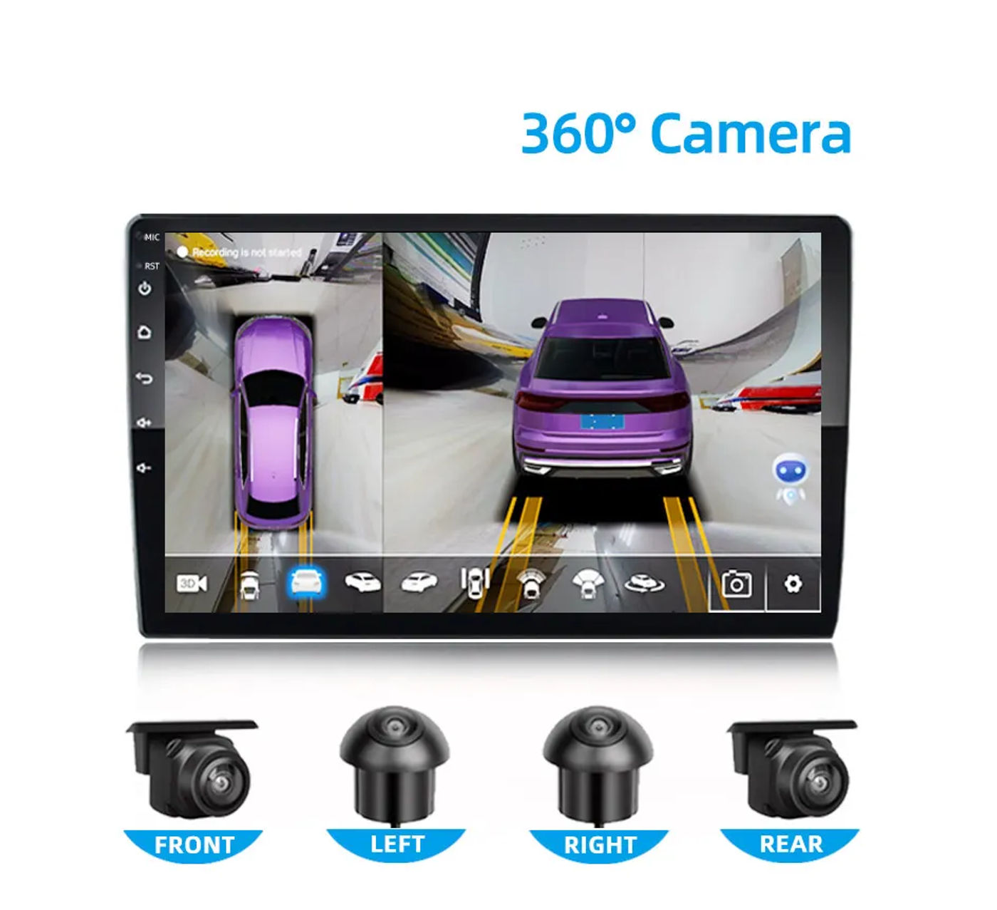 Description Picture 4 of item360° Panoramic Camera 720P/1080P HD Rear/Front/Left/Right View Lens 360 Panoramic Accessories Car Android Radio